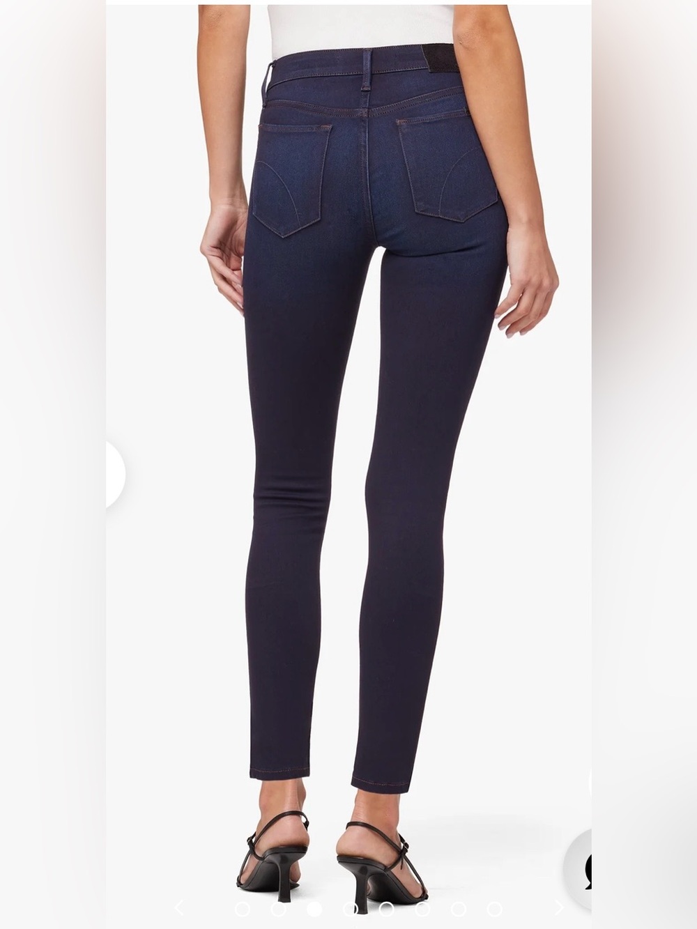 Joe's Jeans Navy Skinny High-Rise Jeans for Women - Picture 5 of 6